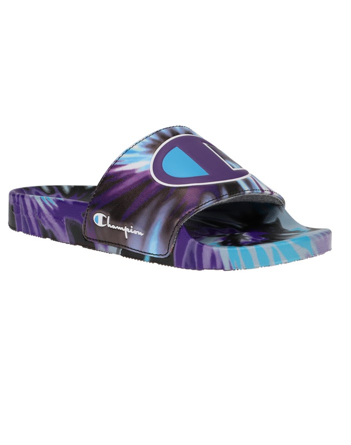 Champion Tie Dye Badslippers Dames - Gekleurd - Belgie 3764VJZQS